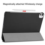 Custer Pure Color 3-Fold Holder Smart Leather Tablet Case, For iPad Pro 11 2025 / 2024