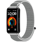 Nylon Loop Hook and Loop Fastener Watch Band, For Huawei Band 10 / 9 / 8