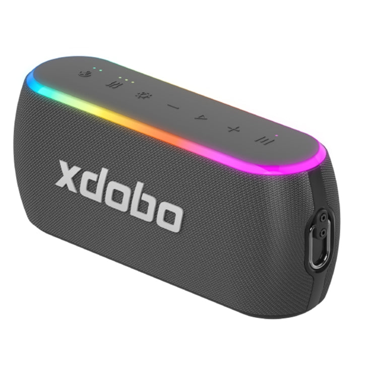 Xdobo X8 III BT5.3 IPX7 무선 스피커 RGB 라이트 지원, 블루투스/TF 카드/USB/AUX, X8 III