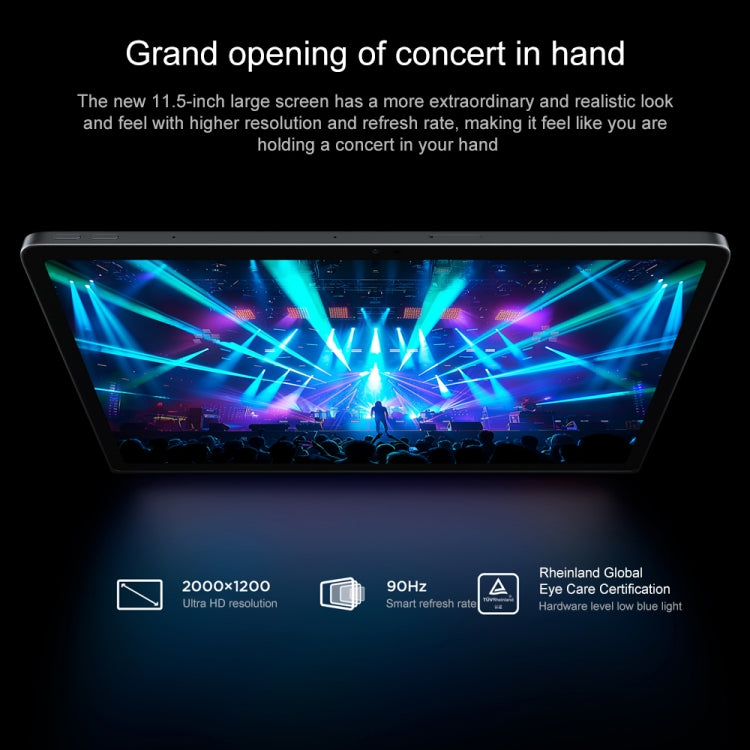 Lenovo Xiaoxin Pad Studio 11.5인치 WiFi 태블릿, ZUI 16 MediaTek Helio G99 옥타 코어, 얼굴 인식 지원, 8GB+128GB, 8GB+256GB