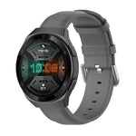 22mm 가죽 스트랩 라운드 테일 버클, 틱워치 프로 2020용, 화웨이 워치 GT2E용, 삼성 갤럭시 워치 3 45mm용
