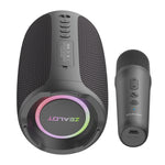 Zealot S61M RGB 리드믹 라이트 노래방 무선 스피커, 단일 마이크, 듀얼 마이크
