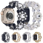Beaded Pearl Gemstone Bracelet Watch Band, For Apple Watch SE 40mm, For Apple Watch SE 44mm, For Apple Watch Series 6 40mm, For Apple Watch Series 6 44mm, For Apple Watch Series 5 44mm, For Apple Watch Series 5 40mm, For Apple Watch Series 4 44mm      ...