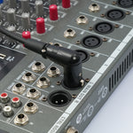 XK041L XLR 3핀 직선 수컷 to 엘보우 암컷 오디오 케이블, 0.3m, 1m, 2m, 3m, 5m, 10m