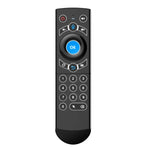 G21 2.4GHz 플라이 에어 마우스 LED 백라이트 무선 키보드 리모컨, 자이로스코프 내장, 안드로이드 TV 박스 / PC용, 지능형 음성 지원, 블루