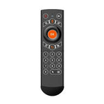 G21 2.4GHz 플라이 에어 마우스 LED 백라이트 무선 키보드 리모컨, 자이로스코프 내장, 안드로이드 TV 박스 / PC용, 지능형 음성 지원, 오렌지