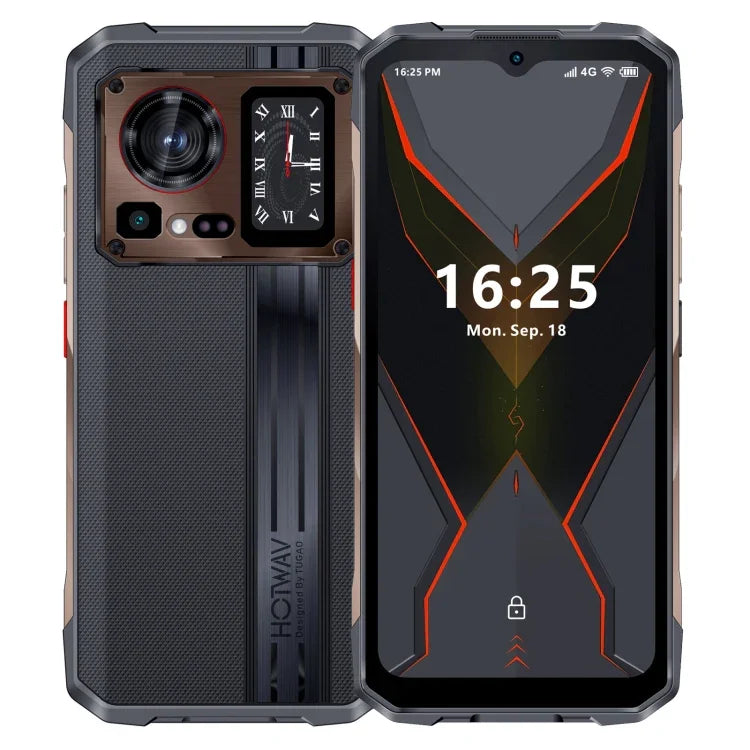 HOTWAV Cyber 15, IP68/IP69K 러기드 폰, 6280mAh, 6.6인치 안드로이드 13 MediaTek MT6789 Helio G99 옥타 코어, 네트워크: 4G, NFC, OTG, 12GB+256GB