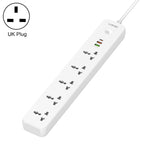 LDNIO SC5319 5포지션 여행용 가정용 사무실 소켓 38W USB 포트 포함, 케이블 길이: 2m, EU 플러그, UK 플러그, 미국 플러그