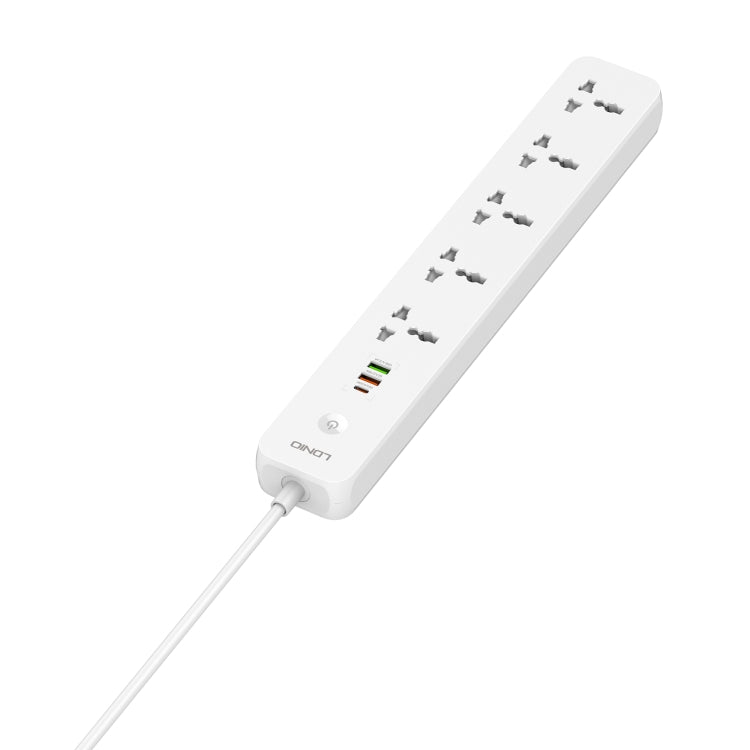 LDNIO SC5319 5포지션 여행용 가정용 사무실 소켓 38W USB 포트 포함, 케이블 길이: 2m, EU 플러그, UK 플러그, 미국 플러그