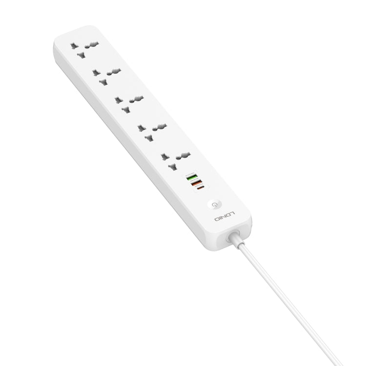 LDNIO SC5319 5포지션 여행용 가정용 사무실 소켓 38W USB 포트 포함, 케이블 길이: 2m, EU 플러그, UK 플러그, 미국 플러그