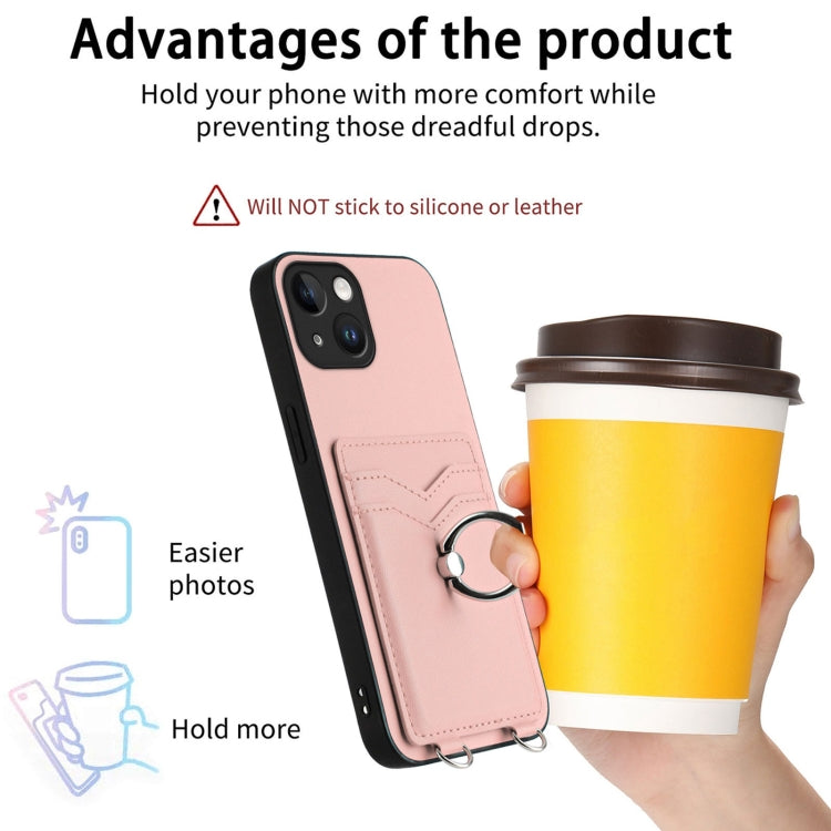 R20 Ring Card Holder Phone Case, For iPhone 13 mini, For iPhone 12, For iPhone 12 Pro Max, For iPhone 12 Pro, For iPhone 12 mini, For iPhone 11 Pro Max, For iPhone 11, For iPhone 11 Pro