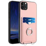 R20 Ring Card Holder Phone Case, For iPhone 13 mini, For iPhone 12, For iPhone 12 Pro Max, For iPhone 12 Pro, For iPhone 12 mini, For iPhone 11 Pro Max, For iPhone 11, For iPhone 11 Pro