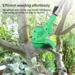 21V Portable Rechargeable Electric Lawn Mower Weeder, EU Plug, US Plug