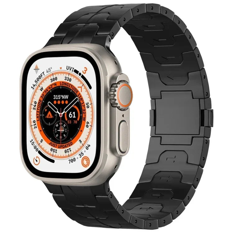 자석 버클 티타늄 합금 시계줄, Apple Watch SE 2023 44mm용, Apple Watch Ultra 2 49mm용, Apple Watch 시리즈 9 45mm용, Apple Watch Ultra 49mm용, Apple Watch 시리즈 8 45mm용, Apple Watch SE 2022 44mm용, Apple Watch 시리즈 7 45mm용...