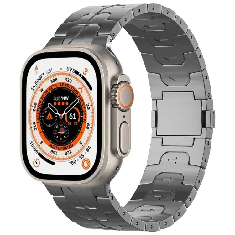 자석 버클 티타늄 합금 시계줄, Apple Watch SE 2023 44mm용, Apple Watch Ultra 2 49mm용, Apple Watch 시리즈 9 45mm용, Apple Watch Ultra 49mm용, Apple Watch 시리즈 8 45mm용, Apple Watch SE 2022 44mm용, Apple Watch 시리즈 7 45mm용...
