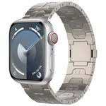 자석 버클 티타늄 합금 시계줄, Apple Watch SE 2023 44mm용, Apple Watch Ultra 2 49mm용, Apple Watch 시리즈 9 45mm용, Apple Watch Ultra 49mm용, Apple Watch 시리즈 8 45mm용, Apple Watch SE 2022 44mm용, Apple Watch 시리즈 7 45mm용...