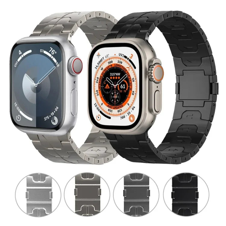 자석 버클 티타늄 합금 시계줄, Apple Watch SE 2023 44mm용, Apple Watch Ultra 2 49mm용, Apple Watch 시리즈 9 45mm용, Apple Watch Ultra 49mm용, Apple Watch 시리즈 8 45mm용, Apple Watch SE 2022 44mm용, Apple Watch 시리즈 7 45mm용...