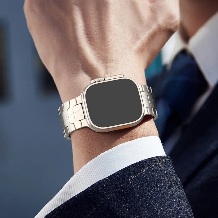 자석 버클 티타늄 합금 시계줄, Apple Watch SE 2023 44mm용, Apple Watch Ultra 2 49mm용, Apple Watch 시리즈 9 45mm용, Apple Watch Ultra 49mm용, Apple Watch 시리즈 8 45mm용, Apple Watch SE 2022 44mm용, Apple Watch 시리즈 7 45mm용...