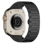 타원형 버터플라이 버클 티타늄 합금 시계줄, Apple Watch SE 2023 44mm용, Apple Watch Ultra 2 49mm용, Apple Watch 시리즈 9 45mm용, Apple Watch Ultra 49mm용, Apple Watch 시리즈 8 45mm용, Apple Watch SE 2022 44mm용...