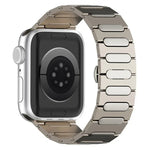 타원형 버터플라이 버클 티타늄 합금 시계줄, Apple Watch SE 2023 44mm용, Apple Watch Ultra 2 49mm용, Apple Watch 시리즈 9 45mm용, Apple Watch Ultra 49mm용, Apple Watch 시리즈 8 45mm용, Apple Watch SE 2022 44mm용...