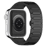 타원형 버터플라이 버클 티타늄 합금 시계줄, Apple Watch SE 2023 44mm용, Apple Watch Ultra 2 49mm용, Apple Watch 시리즈 9 45mm용, Apple Watch Ultra 49mm용, Apple Watch 시리즈 8 45mm용, Apple Watch SE 2022 44mm용...
