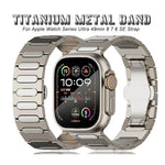 타원형 버터플라이 버클 티타늄 합금 시계줄, Apple Watch SE 2023 44mm용, Apple Watch Ultra 2 49mm용, Apple Watch 시리즈 9 45mm용, Apple Watch Ultra 49mm용, Apple Watch 시리즈 8 45mm용, Apple Watch SE 2022 44mm용...