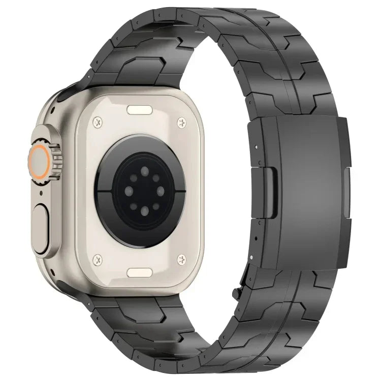 Turtle Buckle Titanium Alloy Watch Band, For Apple Watch Series 5 44mm, For Apple Watch Series 5 40mm, For Apple Watch Series 4 44mm, For Apple Watch Series 4 40mm, For Apple Watch Series 3 38mm, For Apple Watch Series 3 42mm
