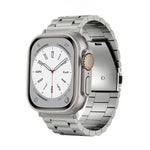 3구 평면 버클 티타늄 합금 시계줄, Apple Watch SE 2023 44mm용, Apple Watch SE 2023 40mm용, Apple Watch Ultra 2 49mm용, Apple Watch 시리즈 9 45mm용, Apple Watch 시리즈 9 41mm용, Apple Watch Ultra 49mm용, Apple Watch 시리즈 8 4...