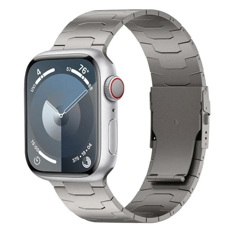 26mm 오라클 안전 버클 티타늄 합금 시계줄, Apple Watch SE 2023 44mm용, Apple Watch Ultra 2 49mm용, Apple Watch 시리즈 9 45mm용, Apple Watch Ultra 49mm용, Apple Watch 시리즈 8 45mm용, Apple Watch SE 2022 44mm용...