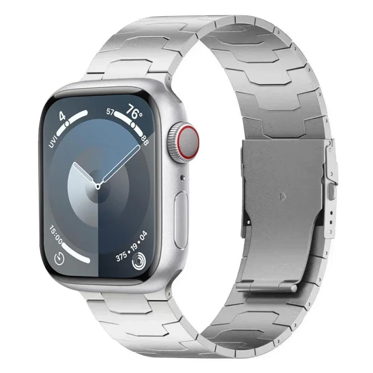 26mm 오라클 안전 버클 티타늄 합금 시계줄, Apple Watch SE 2023 44mm용, Apple Watch Ultra 2 49mm용, Apple Watch 시리즈 9 45mm용, Apple Watch Ultra 49mm용, Apple Watch 시리즈 8 45mm용, Apple Watch SE 2022 44mm용...