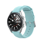 라운드 테일 가죽 스트랩, 사이즈: 프리 사이즈 20mm, Galaxy Watch 3 41mm용