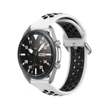 실리콘 스포츠 단색 스트랩, 사이즈: 프리 사이즈 22mm, Galaxy Watch 3 45mm용