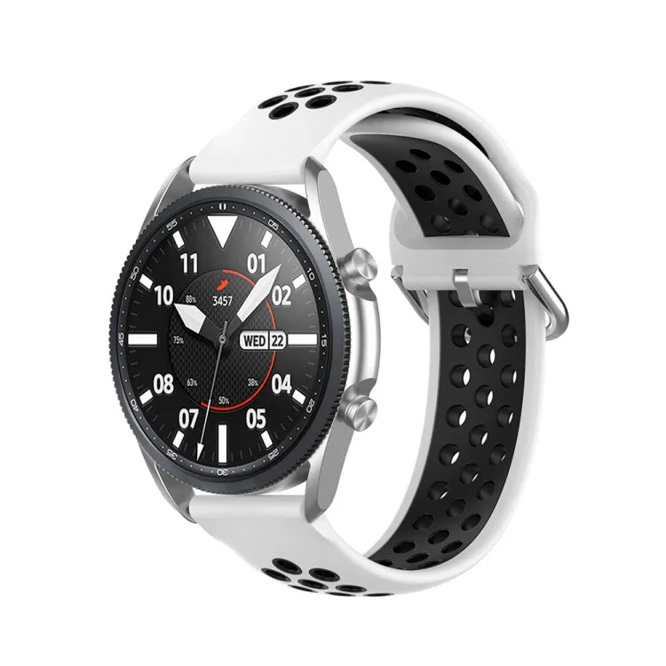 실리콘 스포츠 단색 스트랩, 사이즈: 프리 사이즈 22mm, Galaxy Watch 3 45mm용