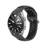 실리콘 스포츠 단색 스트랩, 사이즈: 프리 사이즈 22mm, Galaxy Watch 3 45mm용