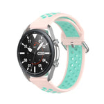 실리콘 스포츠 단색 스트랩, 사이즈: 프리 사이즈 22mm, Galaxy Watch 3 45mm용
