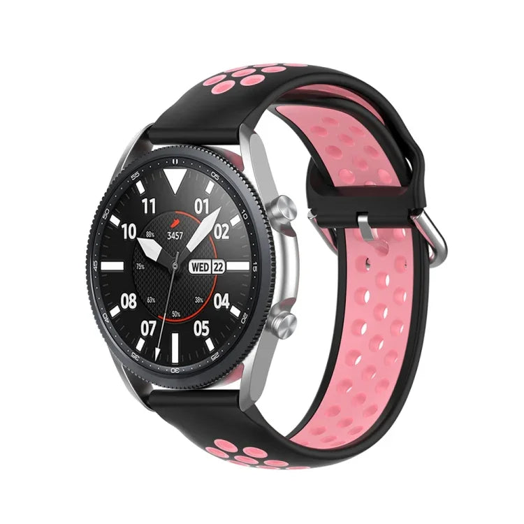 실리콘 스포츠 단색 스트랩, 사이즈: 프리 사이즈 22mm, Galaxy Watch 3 45mm용