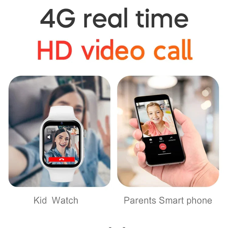 K20 1.81인치 어린이 스포츠 스마트워치, 영상 통화 / 메시지 알림 / GPS / 와이파이 / AI 지원