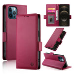 Side Buckle Magnetic Frosted Leather Phone Case, For iPhone 13 Pro Max, For iPhone 13 Pro, For iPhone 13, For iPhone 13 mini, For iPhone 12 / 12 Pro, For iPhone 12 Pro Max
