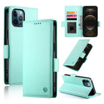 Side Buckle Magnetic Frosted Leather Phone Case, For iPhone 13 Pro Max, For iPhone 13 Pro, For iPhone 13, For iPhone 13 mini, For iPhone 12 / 12 Pro, For iPhone 12 Pro Max