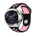 Smasung Gear S4 Active 22mm 투톤 실리콘 교체용 스트랩 시계 밴드용