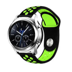 Smasung Gear S4 Active 22mm 투톤 실리콘 교체용 스트랩 시계 밴드용