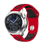 Smasung Gear S4 Active 22mm 투톤 실리콘 교체용 스트랩 시계 밴드용