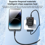 Yesido YC69 30W USB + 듀얼 USB-C / 타입-C 디지털 디스플레이 충전기, 사양: EU 플러그, YC69