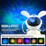 G002 Space Rabbit Starry Sky Projection Lamp Bluetooth Speaker 2 in 1 Laser Light, G002 Bluetooth