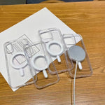 대형 구멍 카메라 MagSafe 마그네틱 투명 아크릴 TPU 케이스, 아이폰 17 프로 맥스용, 아이폰 17 프로용, 아이폰 17용, 아이폰 에어용, 아이폰 16 프로 맥스용, 아이폰 16 프로용, 아이폰 16 플러스용, 아이폰 16용