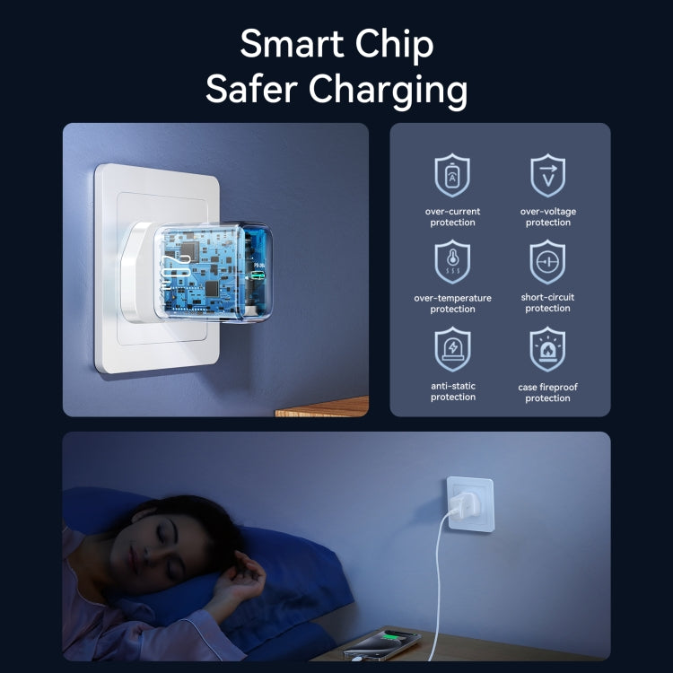 JOYROOM JR-TCF20 PD20W USB-C / 타입-C 포트 충전기, UK 플러그