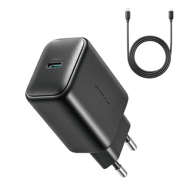 JOYROOM JR-TCF23 25W USB-C / 타입-C 포트 고속 충전기 키트, 타입-C to 타입-C 케이블 포함, EU 플러그, UK 플러그