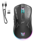 ONIKUMA CW917 RGB 4800DPI 듀얼 모드 유선 + 2.4GHz 무선 마우스, CW917 (블랙), CW917 (화이트)