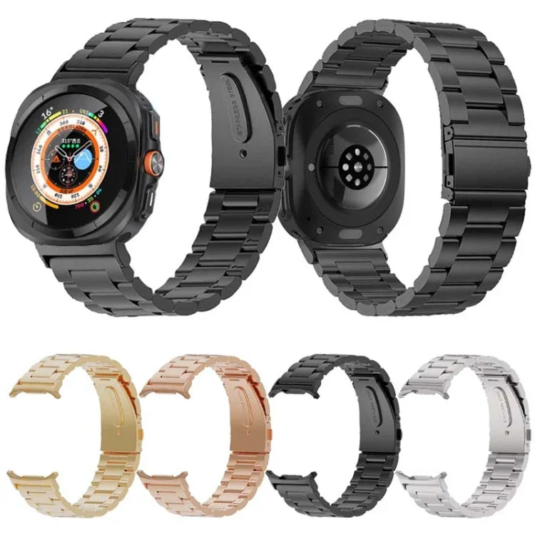 삼성 갤럭시 워치 울트라 47mm / 울트라 2025용 3구 스틸 시계줄