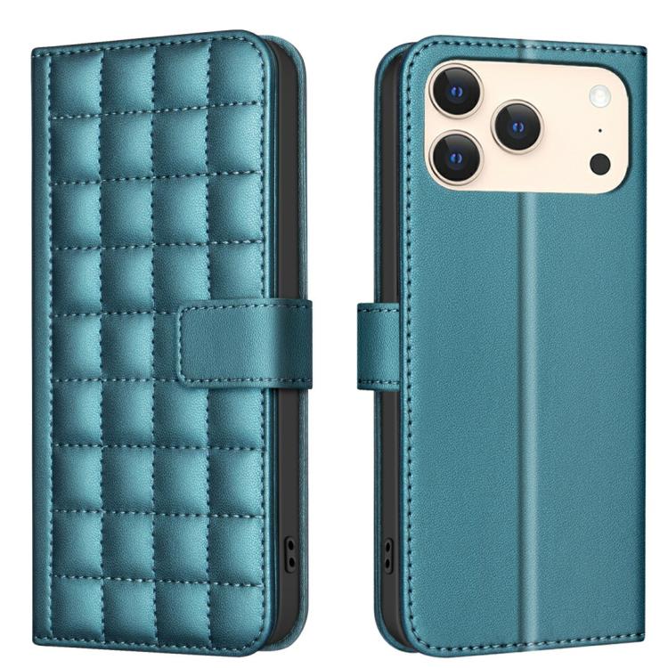 Square Texture Leather Phone Case, For iPhone 18 Pro Max/17 Pro Max, For iPhone 17e / 16e, For iPhone 16 Pro Max, For iPhone 16 Pro, For iPhone 16 Plus, For iPhone 16, For iPhone 15 Pro Max, For iPhone 15 Pro
